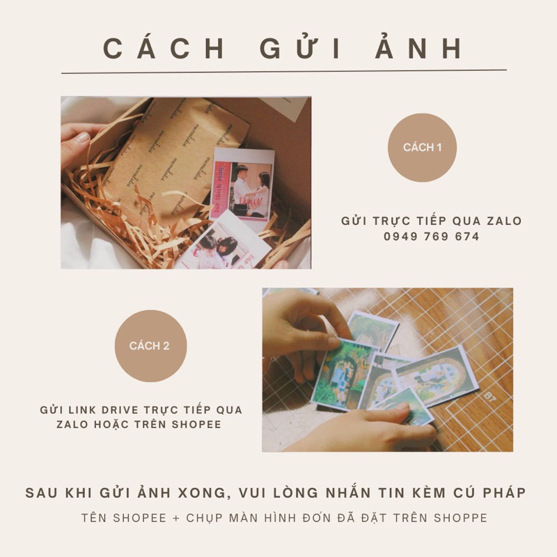 Sổ- Abum dán ảnh "Love Version" decor bìa theo yêu cầu