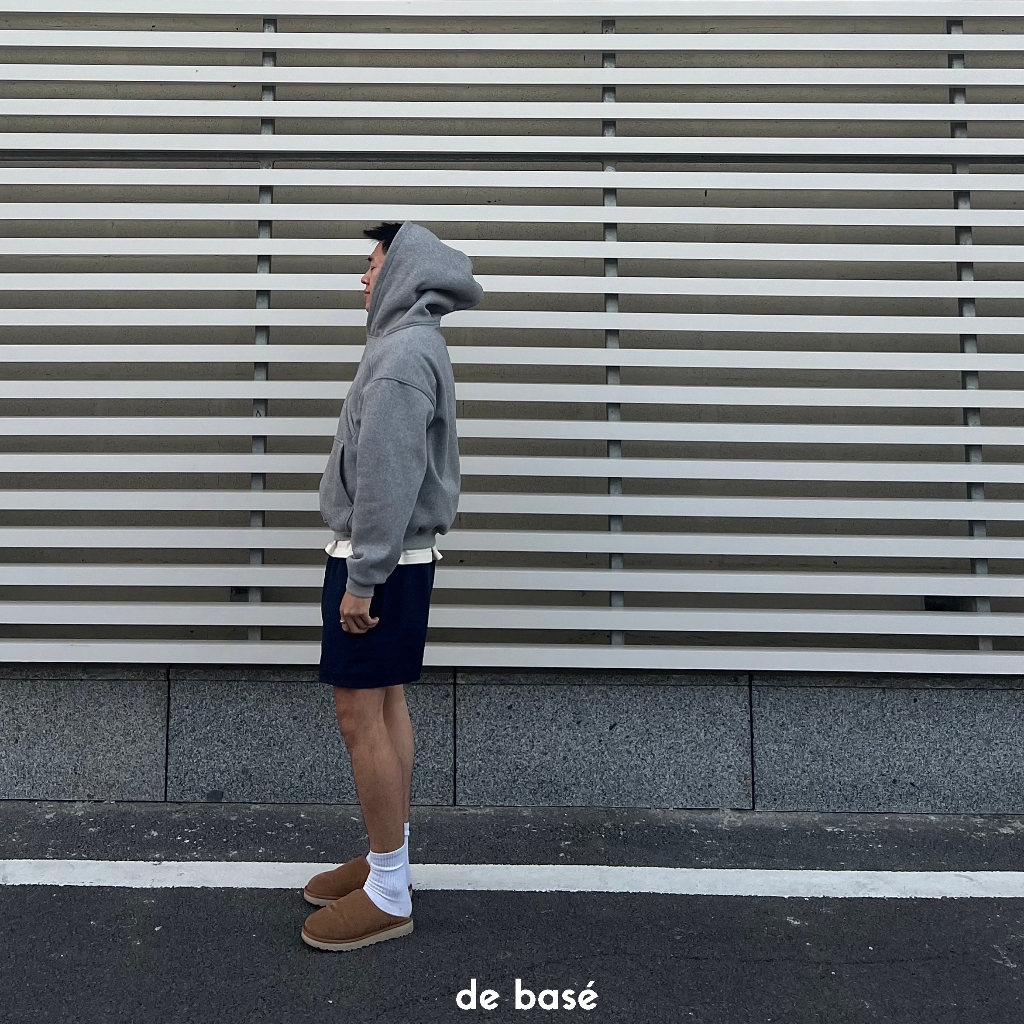 Áo Hoodie - LAZY POCKET HOODIE - Nỉ Bông 360gsm - De Basé