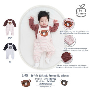 Bộ Body Sơ Sinh Thu Đông La pomme Cho Bé Trai Bé Gái - Shop NGASTONE