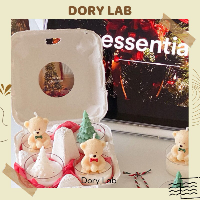 Nến Thơm Tealight Mini Kèm Topping - Dory Lab