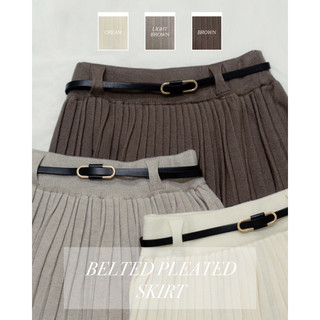 Chân váy len nữ ngắn xếp li ET.TEE Pleated Skirt cạp chun vải len freesize đủ màu Q461 Q462