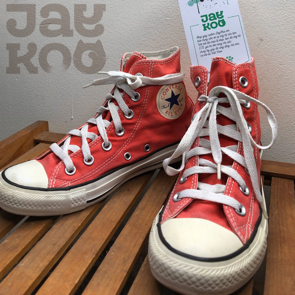 size 37.5_Giày Converse cổ cao real 2hand chính hãng