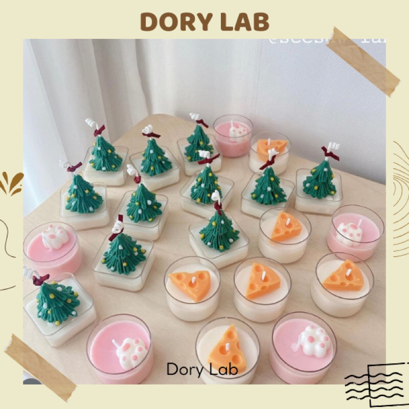 Nến Thơm Tealight Mini Kèm Topping - Dory Lab