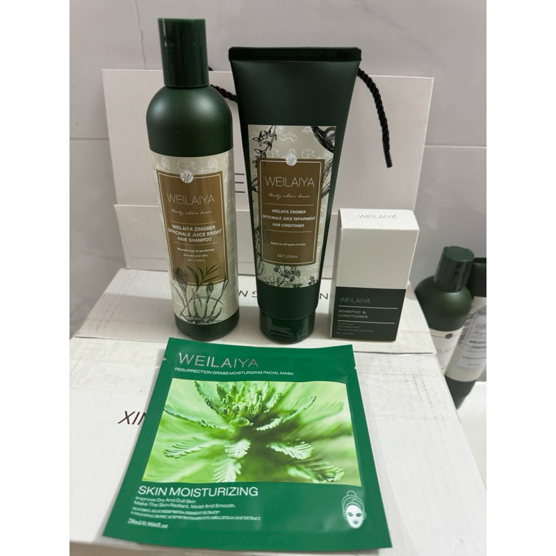 Dầu Gội Xả Gừng Hà Thủ Ô WEILAIYA, Ngăn Rụng Tóc, Kích Mọc Tóc-Chất Gừng Hỗ Trợ Mọc Tóc Ngăn Rụng Tóc - Cho Da Đầu Dầu