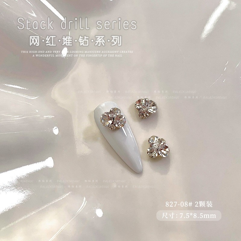 Đá khối đính móng nail size lơn siêu sáng (62SE)