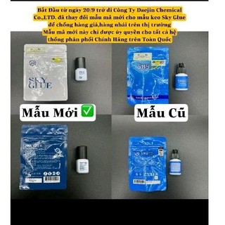 Keo nối mi sky ( bền 4 tuần )
