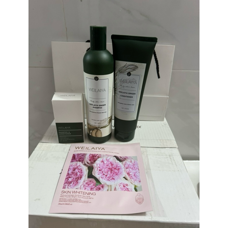 Dầu Gội Xả Gừng Hà Thủ Ô WEILAIYA, Ngăn Rụng Tóc, Kích Mọc Tóc-Chất Gừng Hỗ Trợ Mọc Tóc Ngăn Rụng Tóc - Cho Da Đầu Dầu