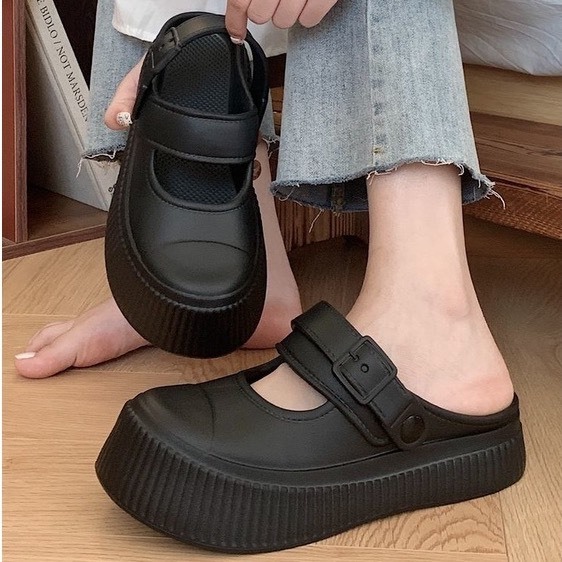 Dép Sục Nữ Đế Cao 5cm Tôn Dáng 3 Màu size 36-41