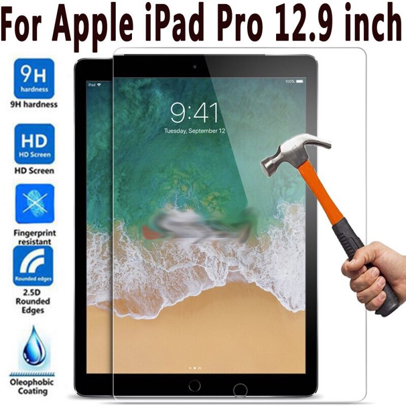 Kính cường lực trong mượt, độ cứng 9H iPad Air1/2/3/4, Gen 5/6/7/8/9, /10.2/10.5/11inch, Mini đủ dòng, 12.9inch đủ dòng