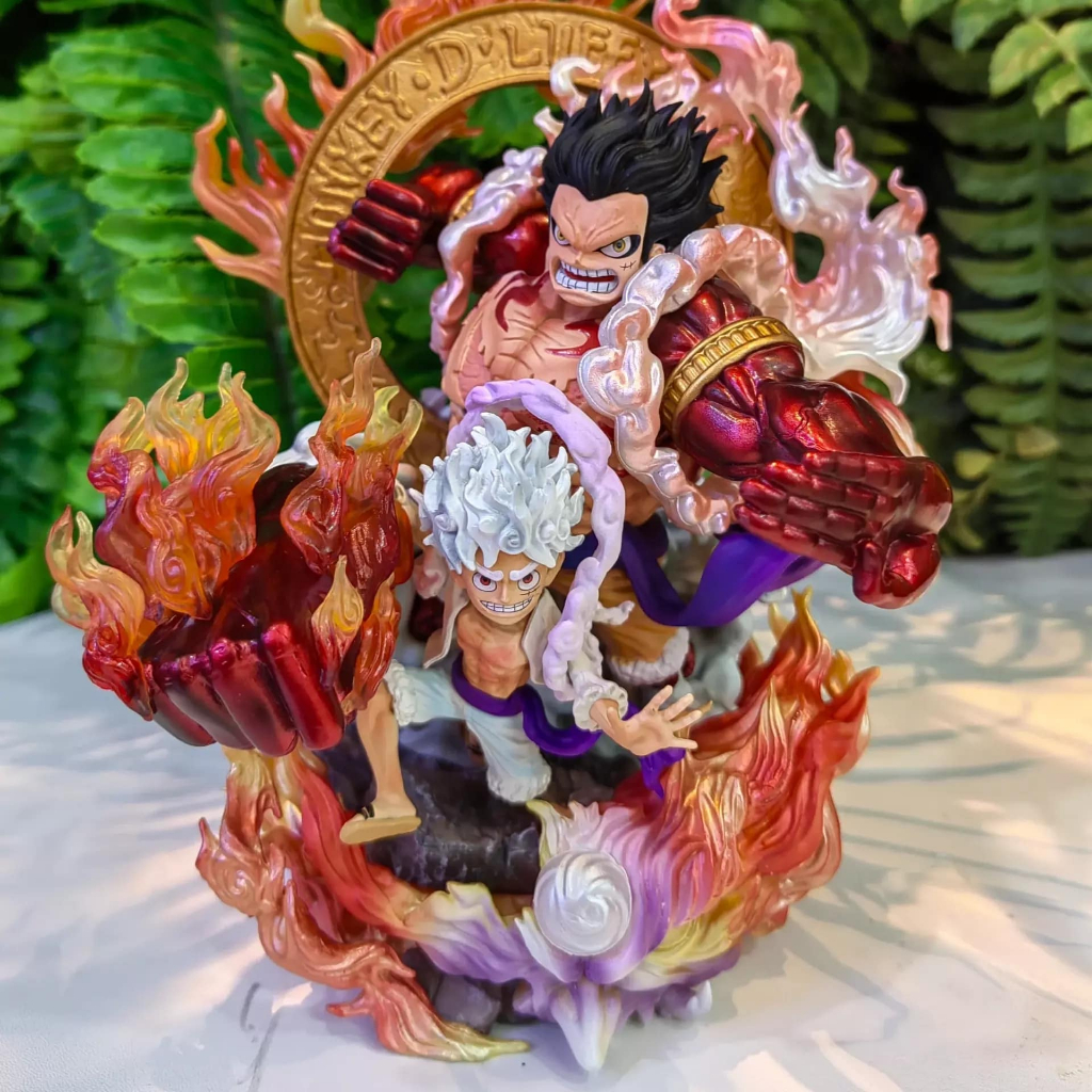 MH105 - Mô Hình Cao Câp Monkey D Luffy Gear 4 Kèm Gear 5 God Thần Mặt Trời Nika Cao 24cm - Mô Hình One Piece A1