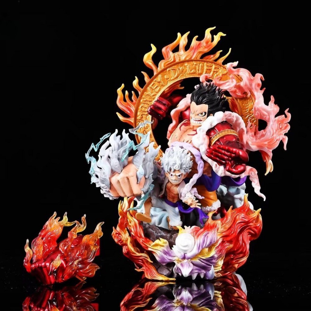 MH105 - Mô Hình Cao Câp Monkey D Luffy Gear 4 Kèm Gear 5 God Thần Mặt Trời Nika Cao 24cm - Mô Hình One Piece A1