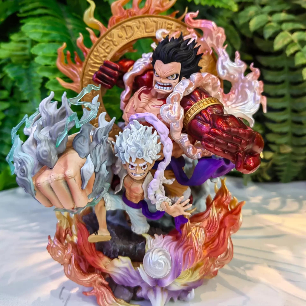 MH105 - Mô Hình Cao Câp Monkey D Luffy Gear 4 Kèm Gear 5 God Thần Mặt Trời Nika Cao 24cm - Mô Hình One Piece A1