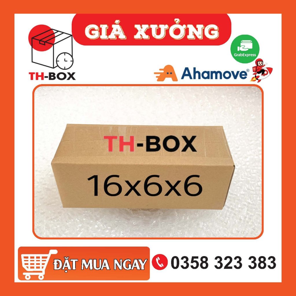 16x6x6 Combo 10 Hộp carton đóng hàng