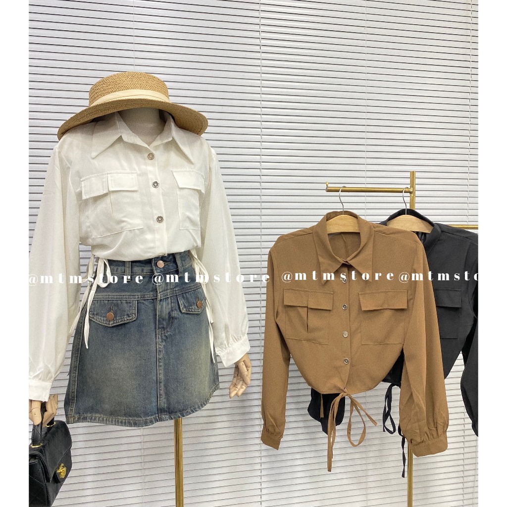 [MTM STORE] SƠMI CROP 8018