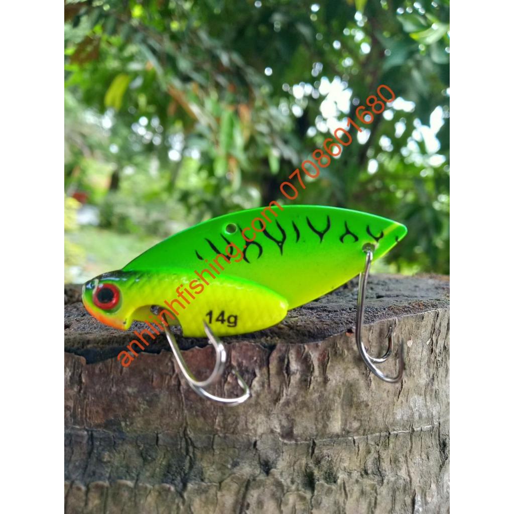 Cá sắt Cicada 10g,14g câu cá Lóc