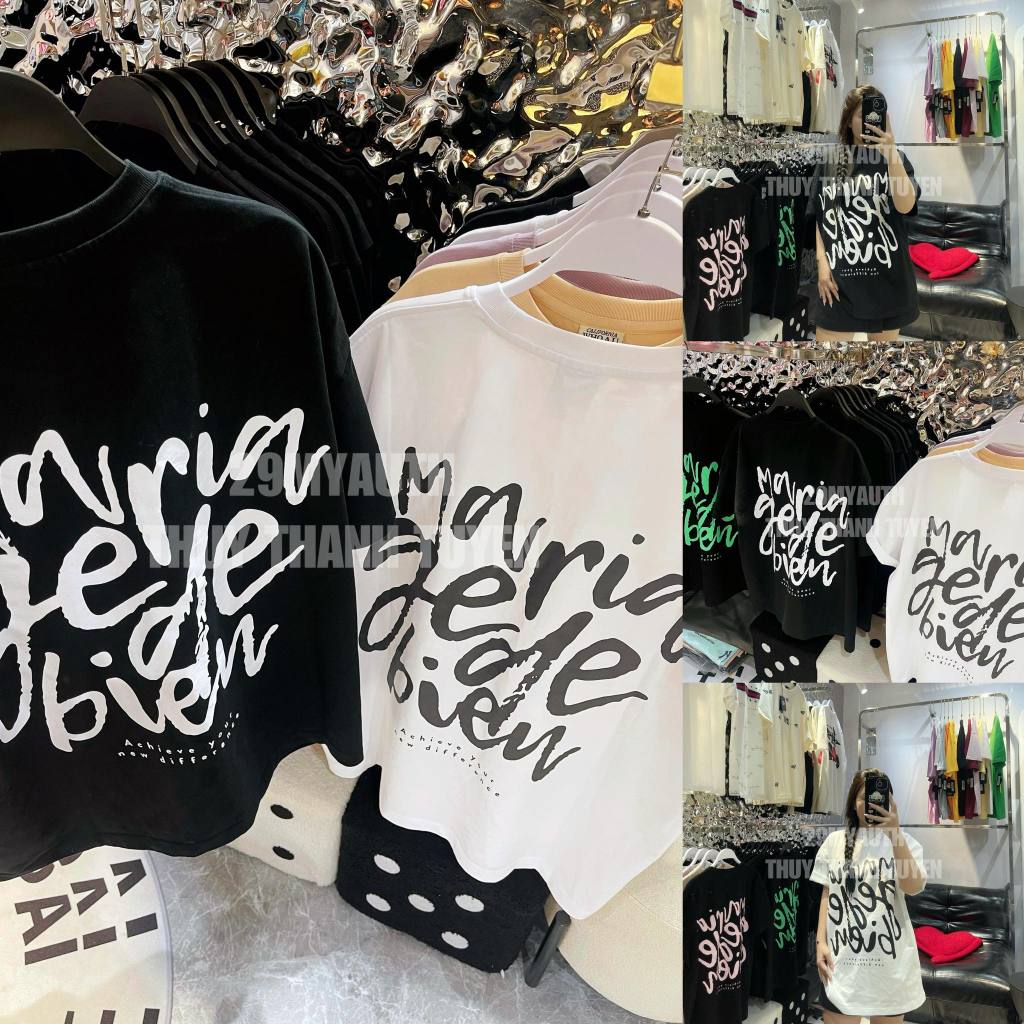 Áo thun MGDB in chữ nhiều màu