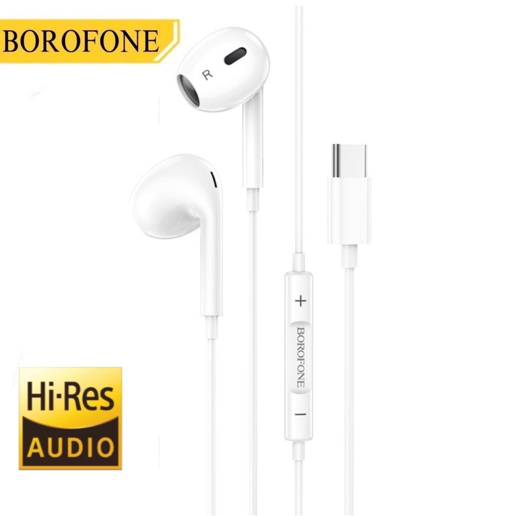 Tai nghe có dây type c BOROFONE có micro bass hay giá rẻ cho samsung xiaomi oppo