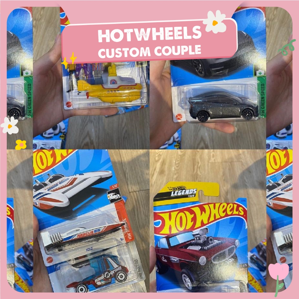 TRENDHOT in ảnh Hotwheels theo yêu cầu cặp đôi custom