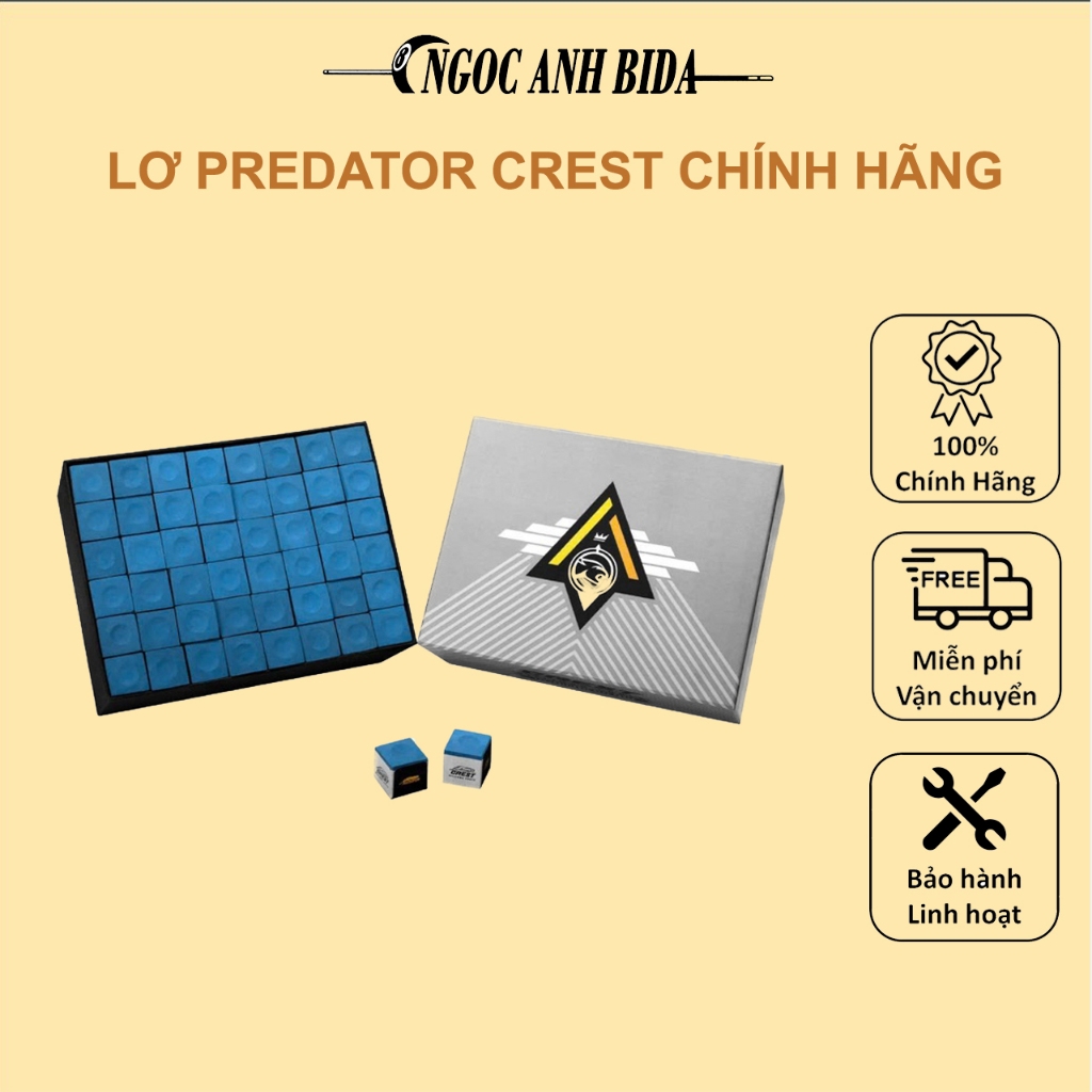 Lơ CREST PREDATOR Chính Hãng, Bịch 5 viên