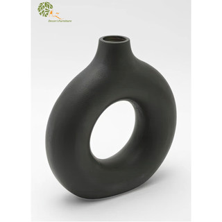 Bộ bình gốm trang trí cao cấp - Bình gốm Donut