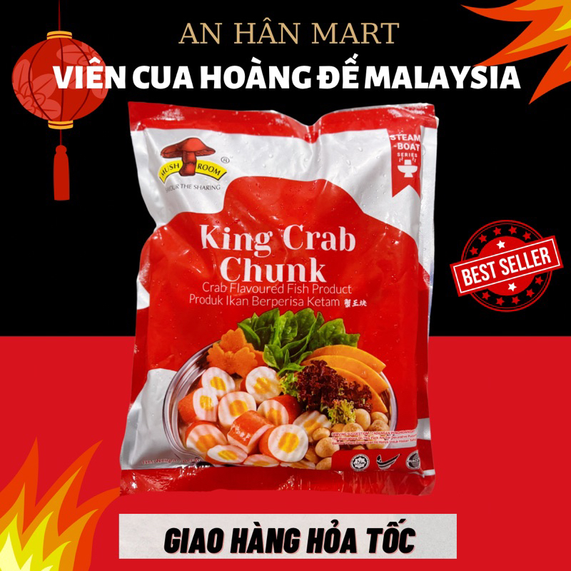 Viên thả lẩu chả cua hoàng đế Malaysia 500g