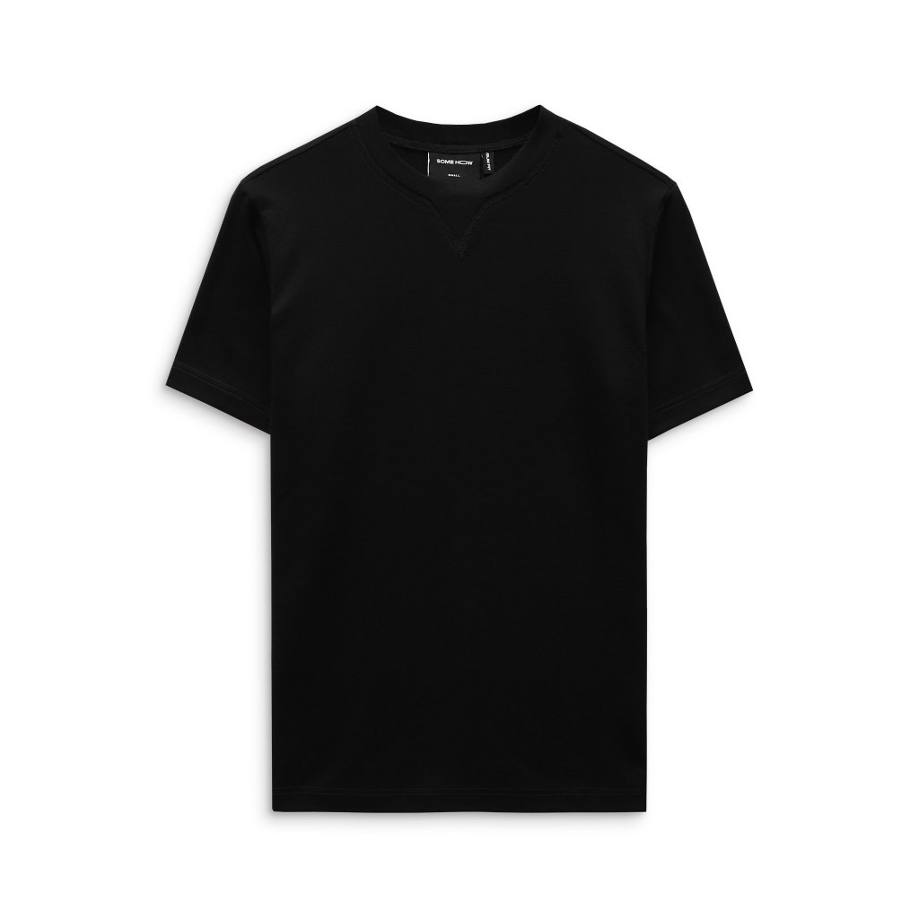 Áo Thun Nam Basic V Details, Chất Vải Dệt Kim Thoải Mái, AT0062, SOMEHOW
