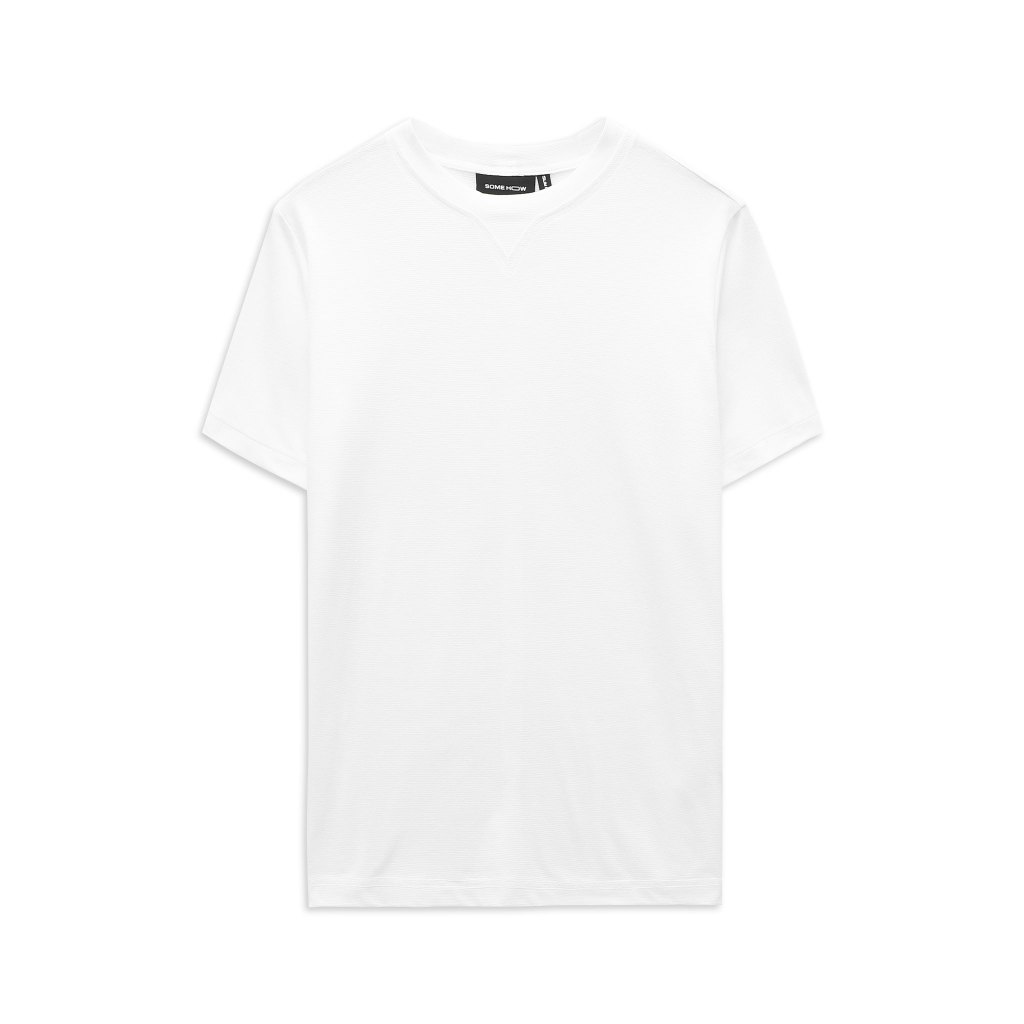 Áo Thun Nam Basic V Details, Chất Vải Dệt Kim Thoải Mái, AT0062, SOMEHOW