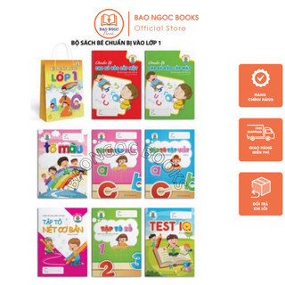 Sách bé chuẩn bị vào lớp 1- bộ 8 cuốn
