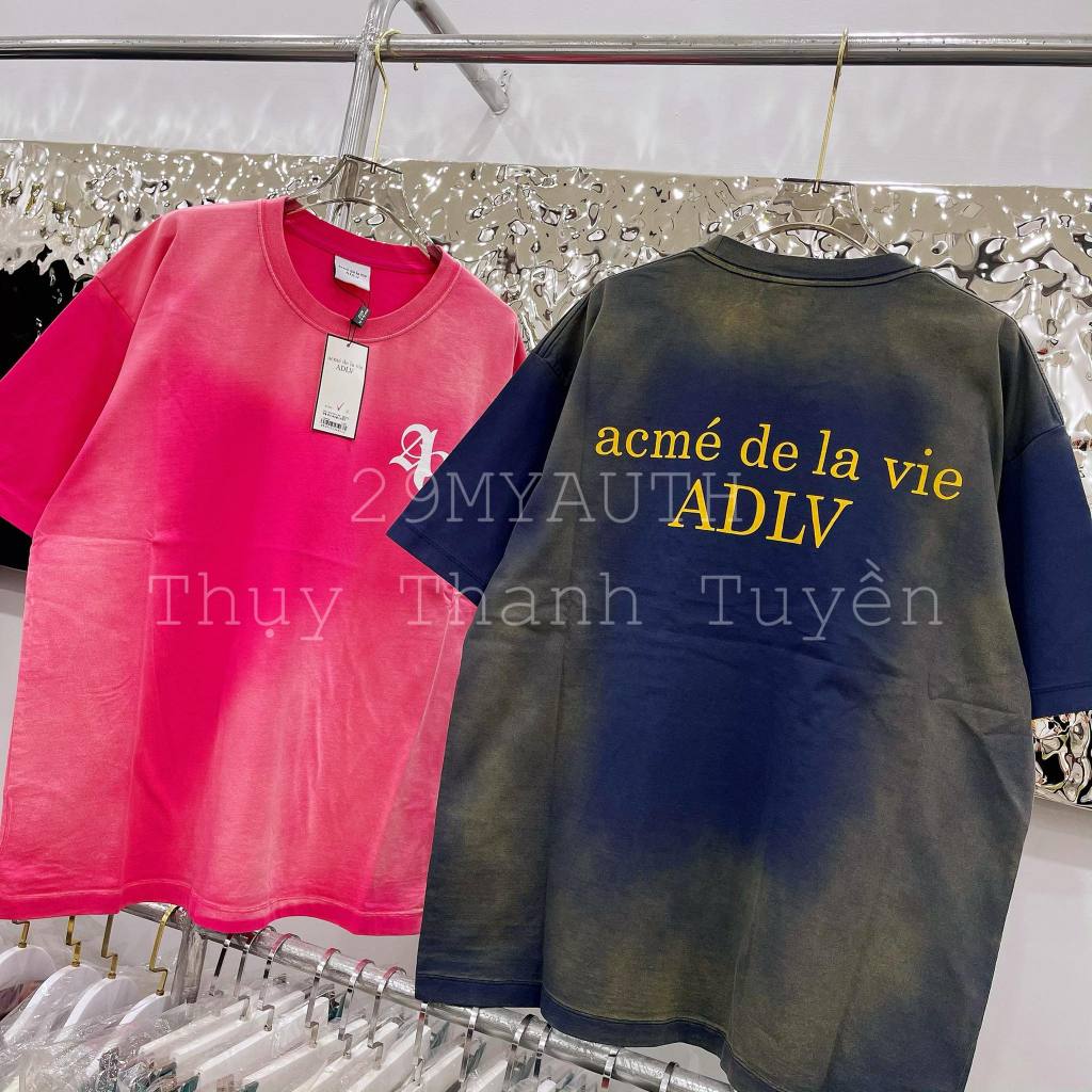 Áo thun ADLC washing loang nhiều màu chọn