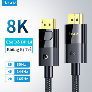 Dây Displayport to Displayport 1.4 Cao Cấp Jasoz DP114 8K@60Hz 32.4Gbps - bảo hành 12 tháng