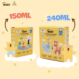TÚI TRỮ SỮA MOBY 24 BỊCH-HÀNG CHĨNH HÃNG-240ml