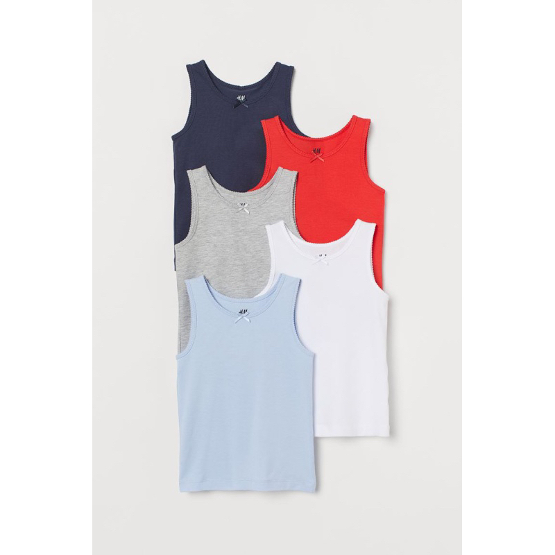 ()Set 5 áo ba lỗ thoáng mát H&M auth