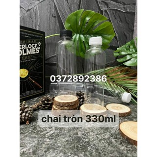 Dung tích 330ml combo 10 chai có Nắp
