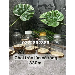 [Chai Nhựa Pet] dung tích 330ml combo 10 chai có Nắp