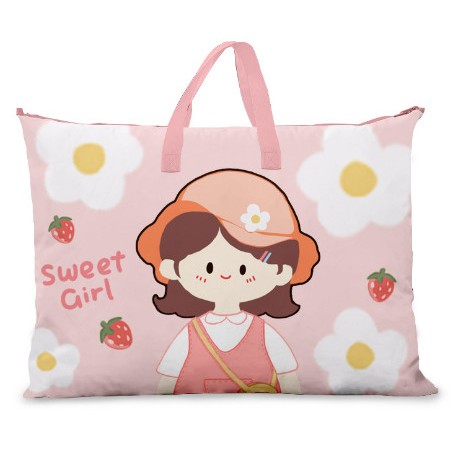 Túi để chăn nệm gối cho bé đi học, họa tiết đẹp, không thấm nước