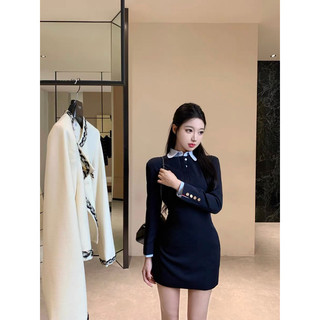 Váy Navy sơ mi liền thân / Coolee.kr