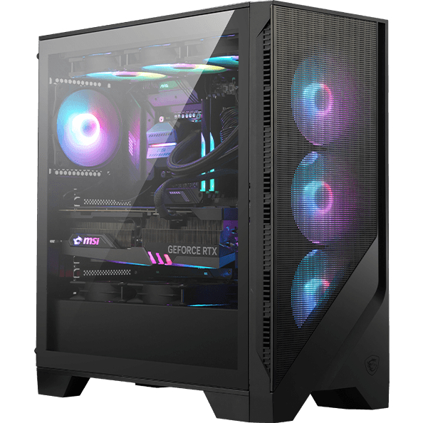 Case máy tính MSI MAG FORGE 320R 120A  Airflow - Chính hãng