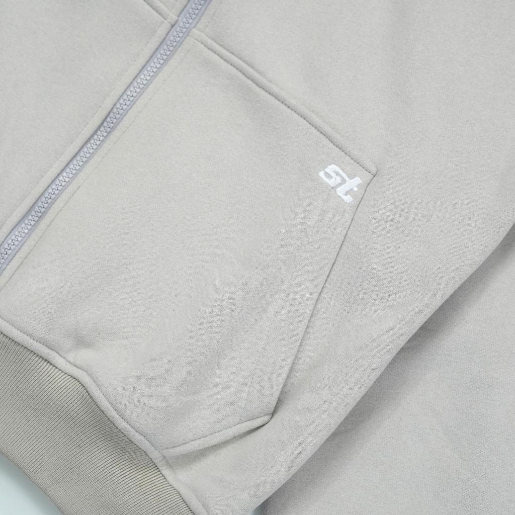 Áo Khoác Nỉ Hoodie Zip STEVE Nỉ Bông Form Rộng Nam Nữ Unisex