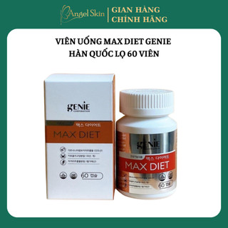 Viên uống max diet genie hàn quốc lọ 60 viên