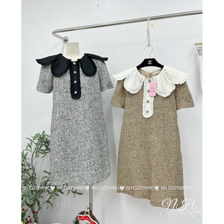 Váy dạ tiêu cổ lá