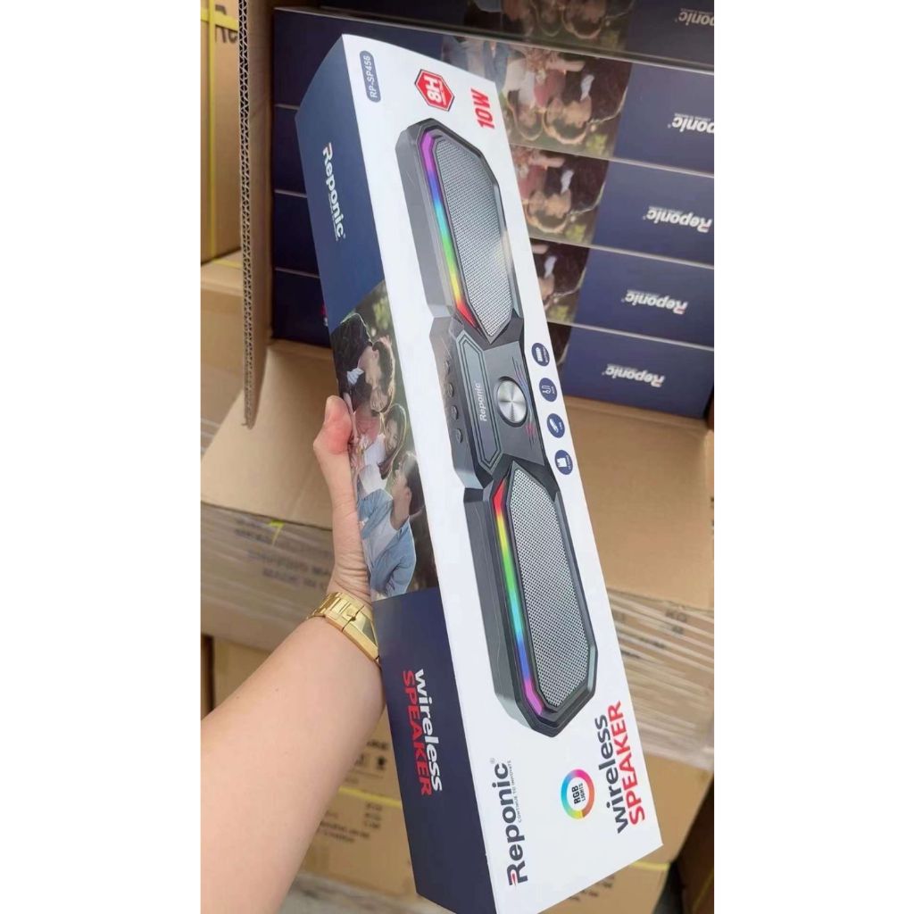 Loa soundbar Bluetooth hãng Reponic , công suất 10w, đèn RGB