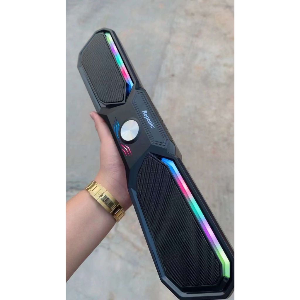 Loa soundbar Bluetooth hãng Reponic , công suất 10w, đèn RGB