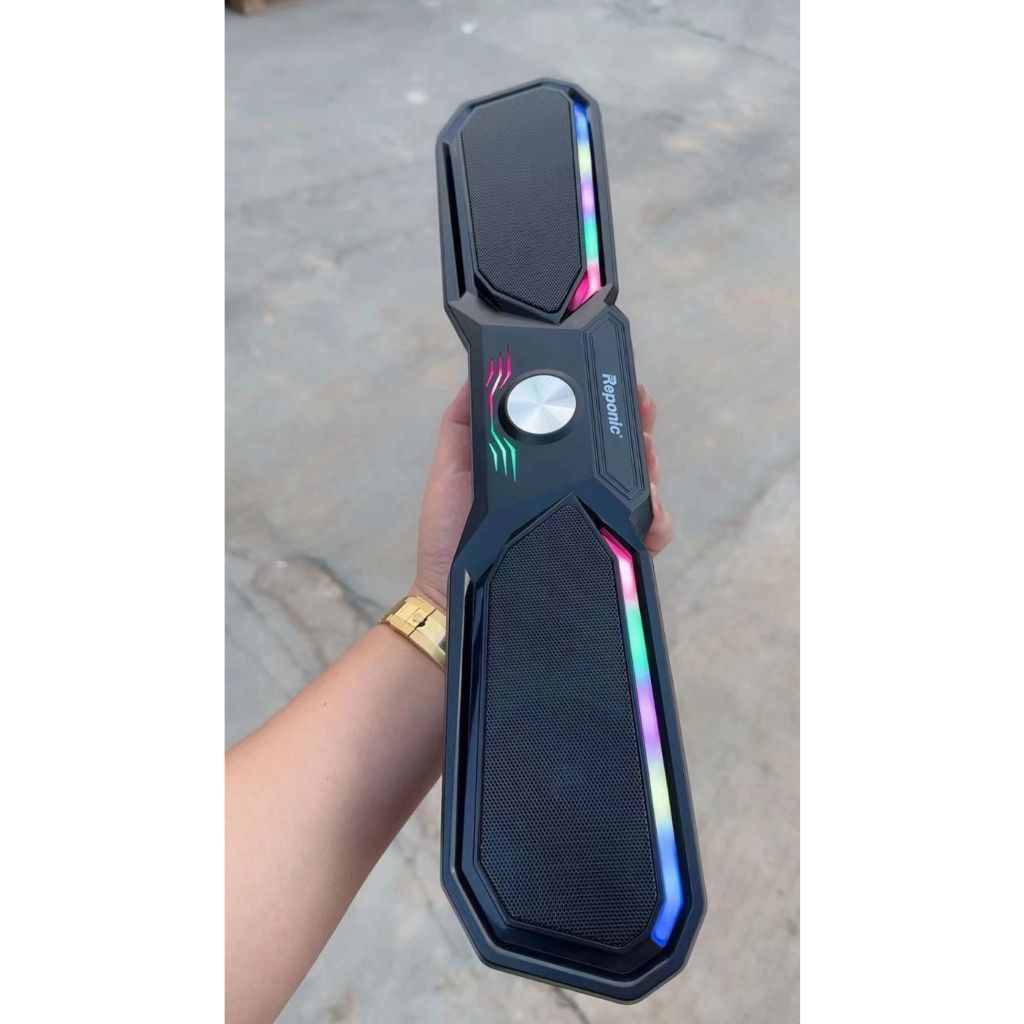 Loa soundbar Bluetooth hãng Reponic , công suất 10w, đèn RGB