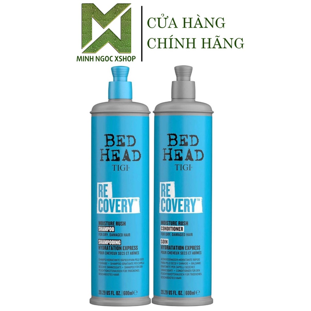 Cặp dầu gội xả phục hồi, dưỡng ẩm, giữ màu Tigi Bed Head 600ML