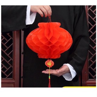 Gói 10 cái Đèn  lồng đỏ mini treo trang trí Lễ Tết, rằm Trung thu Nhiều Kích Thước