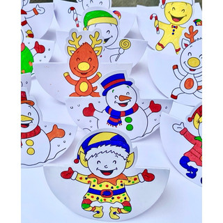 Sản phẩm tô màu Noel - Đồ dùng dạy học Ruby