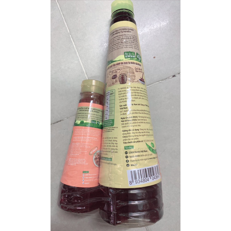 Nước tương Maggi thanh dịu chai 450ml