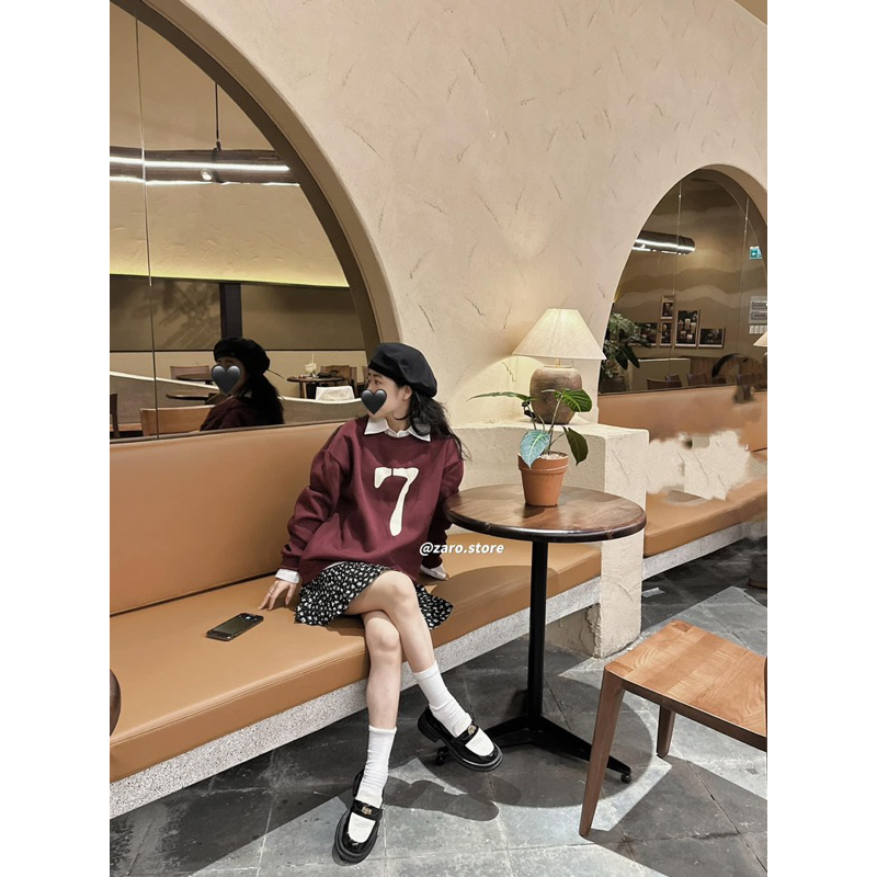 Áo sweater seven nỉ bông