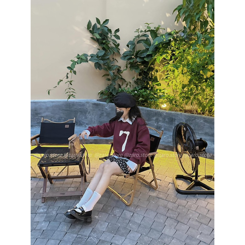 Áo sweater seven nỉ bông