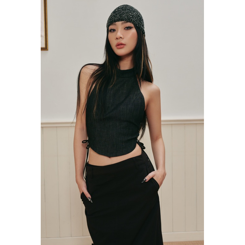 EIN.OFFICIAL - Áo yếm jean hở lưng